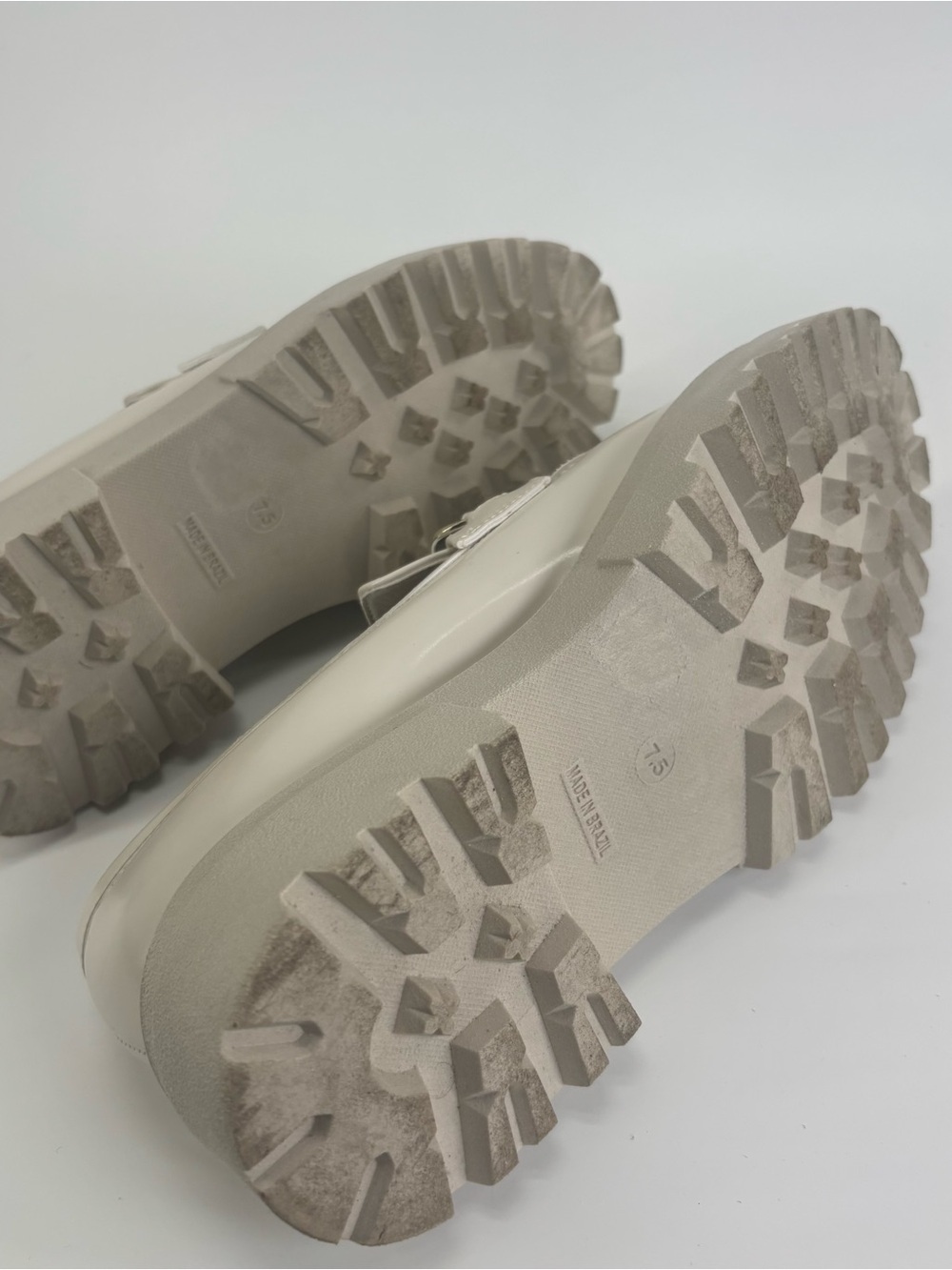 Steve Madden Makira platform loafer 7.5 cream gold - Picture 13 of 14